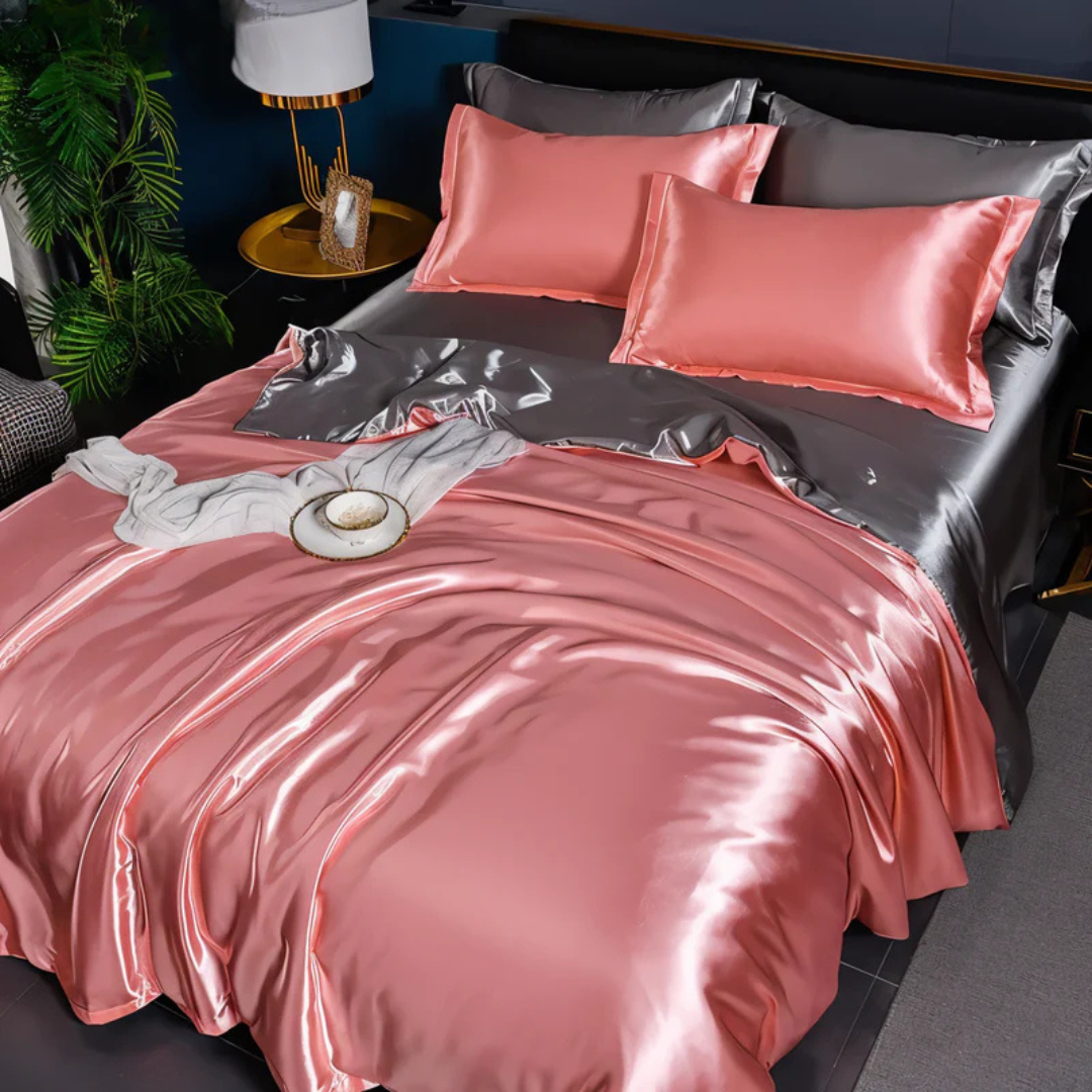 Lussuose Lenzuola di Seta | Comfort Traspirante, Morbido ed Elegante per la Camera da Letto