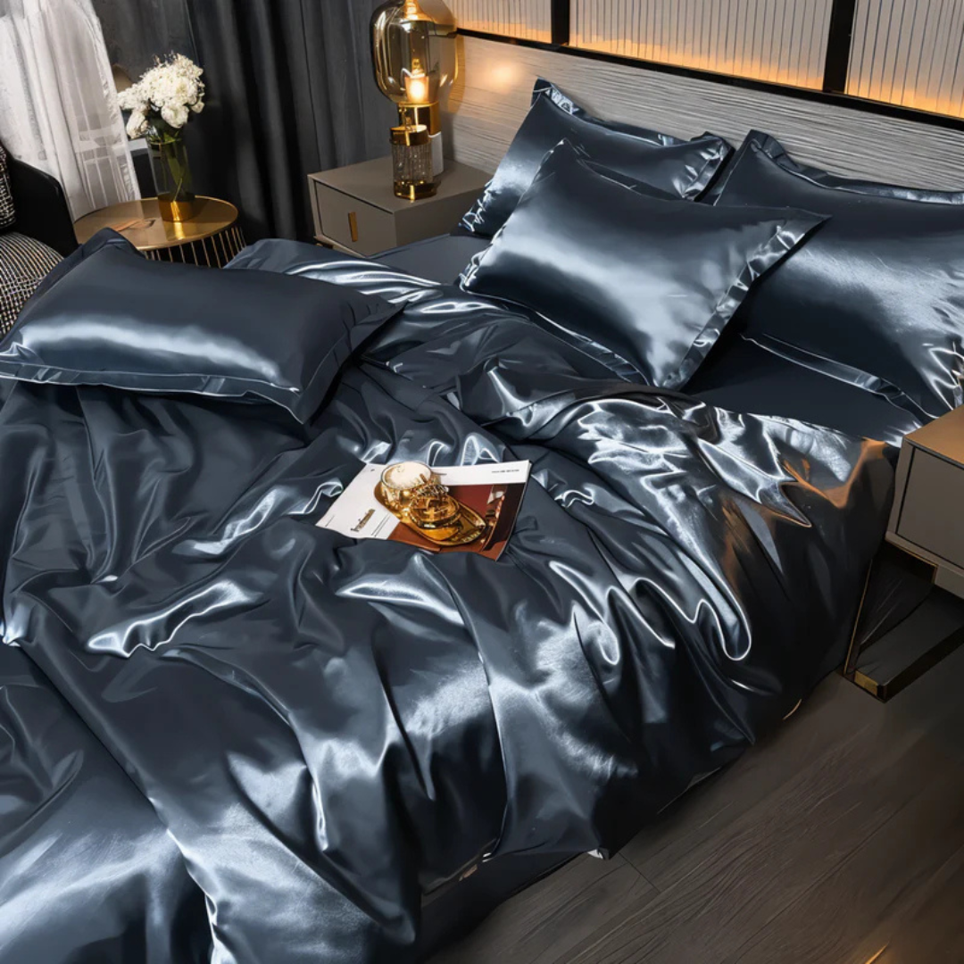 Lussuose Lenzuola di Seta | Comfort Traspirante, Morbido ed Elegante per la Camera da Letto