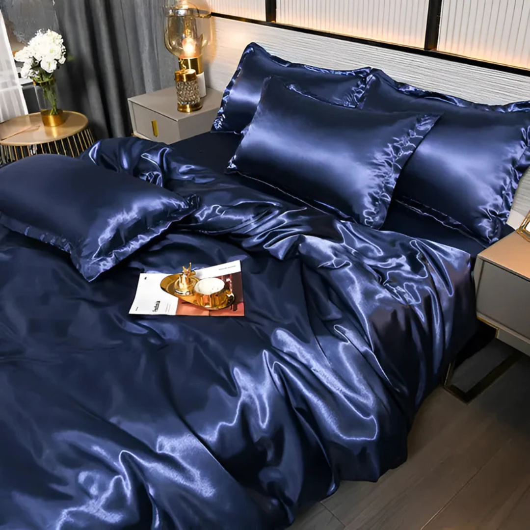 Lussuose Lenzuola di Seta | Comfort Traspirante, Morbido ed Elegante per la Camera da Letto