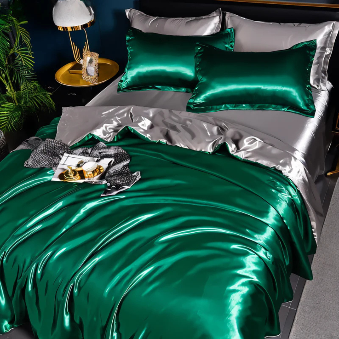 Lussuose Lenzuola di Seta | Comfort Traspirante, Morbido ed Elegante per la Camera da Letto