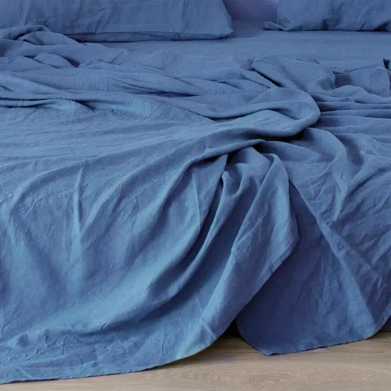 Copripiumino in Lino - Biancheria di Lusso Traspirante e Durevole per il Massimo Comfort