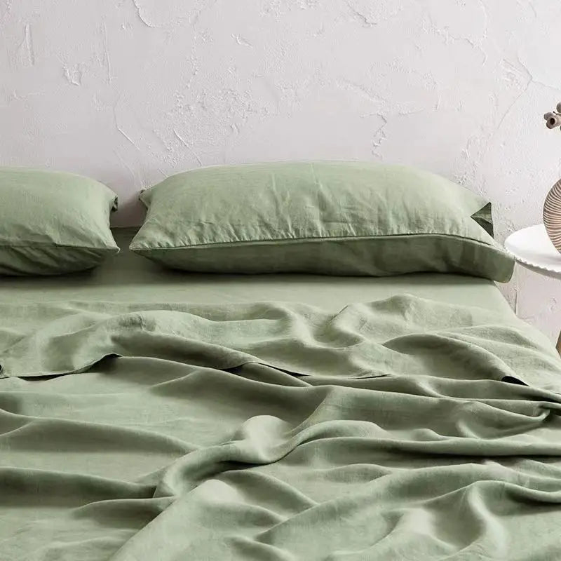 Copripiumino in Lino - Biancheria di Lusso Traspirante e Durevole per il Massimo Comfort
