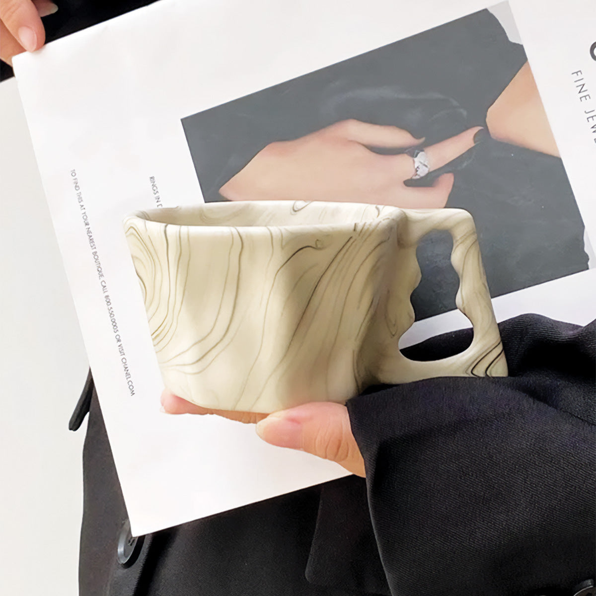 Tazza a forma ovale