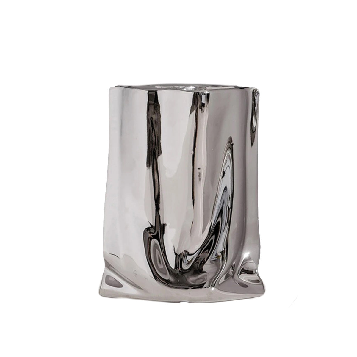 Elegante vaso a fiori plissettato | Decorazione contemporanea perfetta per tutte le tue stanze