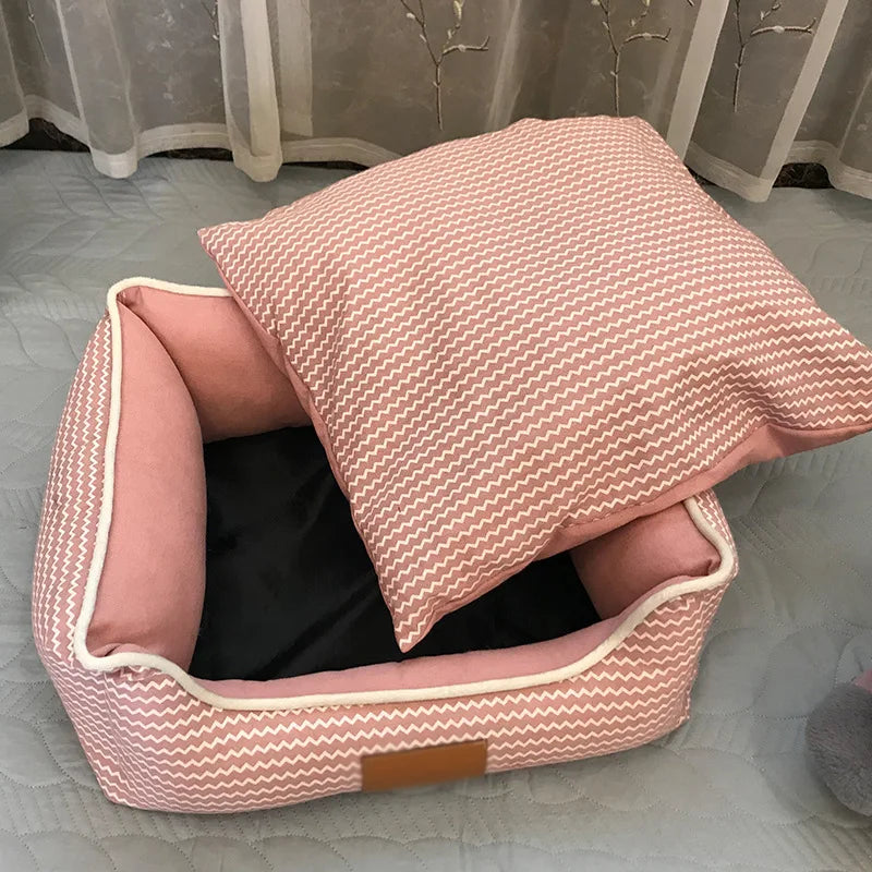 Cuccia quadrata di lusso per gatti e cuccioli per il massimo comfort