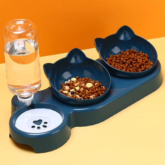 Ciotola per cibo per gatti comoda ed ergonomica per un pasto sano