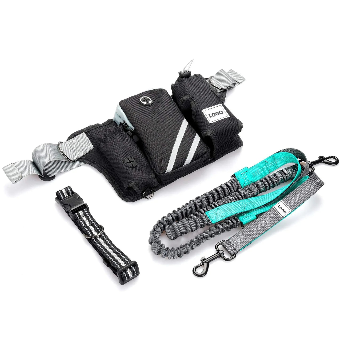 Guinzaglio Riflettente per Cani da Jogging per Corsa Sicura