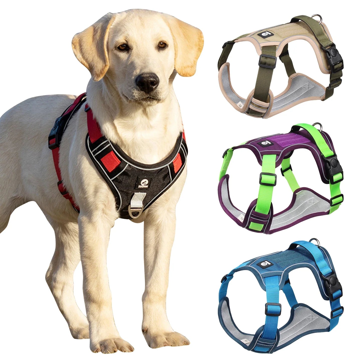 Imbracatura tattica per cani di taglia media e grande - Comfort e sicurezza durante le avventure