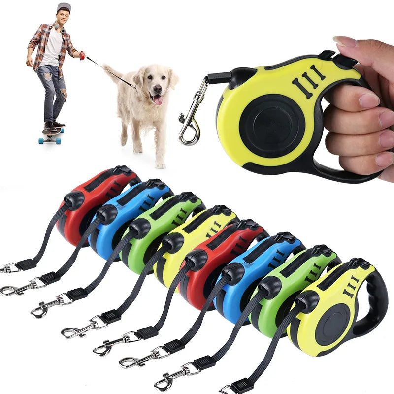 Guinzaglio Automatico per Cani di Tutte le Taglie – Confortevole e Sicuro in Movimento