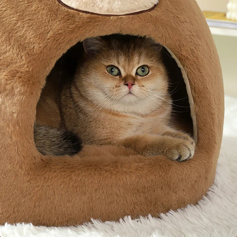 Letto lussuoso e confortevole per gatti e cani per un riposo ottimale e comfort accogliente