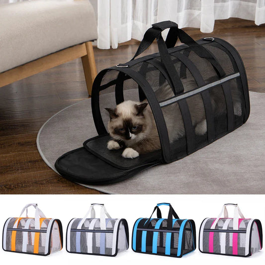 Borsa di Lusso Pieghevole per Animali Domestici per un Trasporto Facile e alla Moda