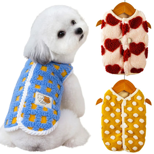 Cappotto in pile di lusso e comfort per Bulldog Francese e Chihuahua per protezione dal freddo