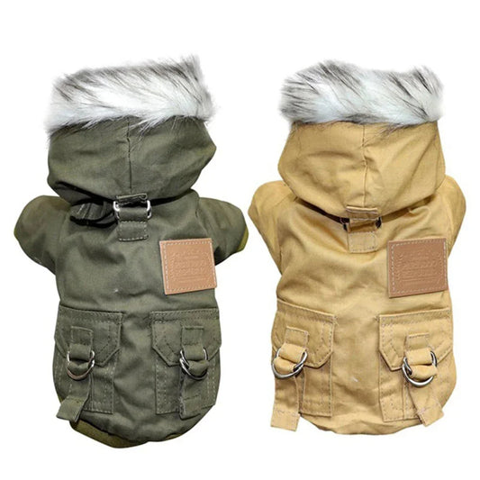 Cappotto spesso comodo e caldo per animali domestici