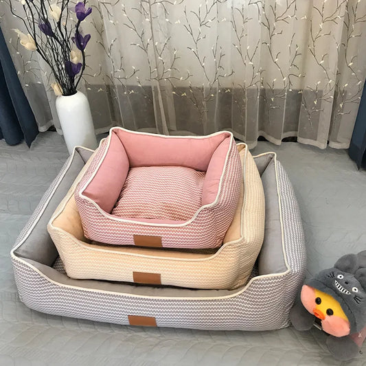 Cuccia quadrata di lusso per gatti e cuccioli per il massimo comfort