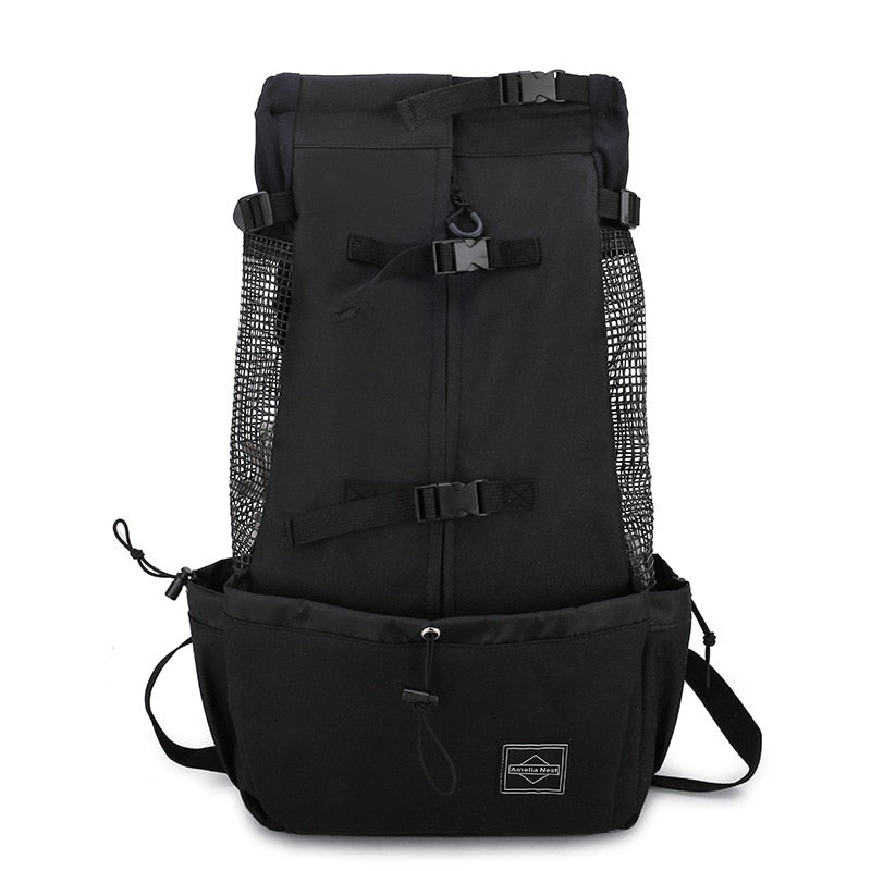 Borsa da viaggio ecologica per animali domestici con comoda tasca laterale per comfort e praticità
