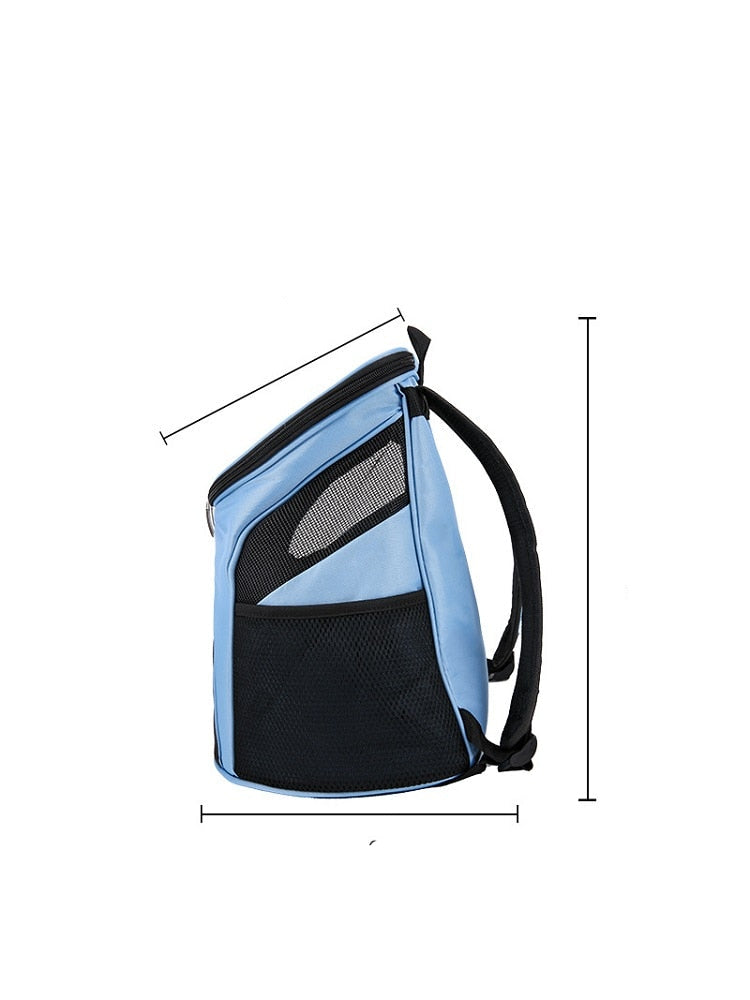 Borsa da viaggio ecologica per animali domestici con comoda tasca laterale per comfort e praticità