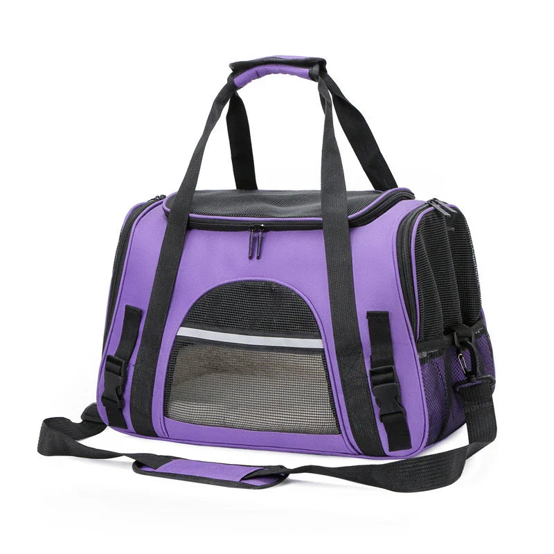 Zaino portatile compatto e elegante per il trasporto facile degli animali domestici