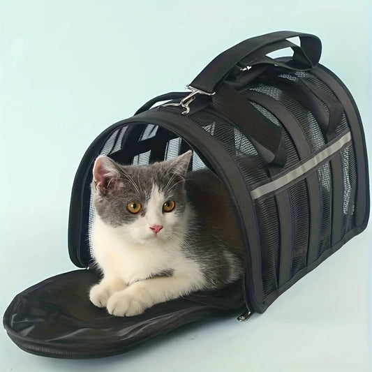 Borsa Trasportino Pieghevole per Animali - Confortevole e Facile da Trasportare