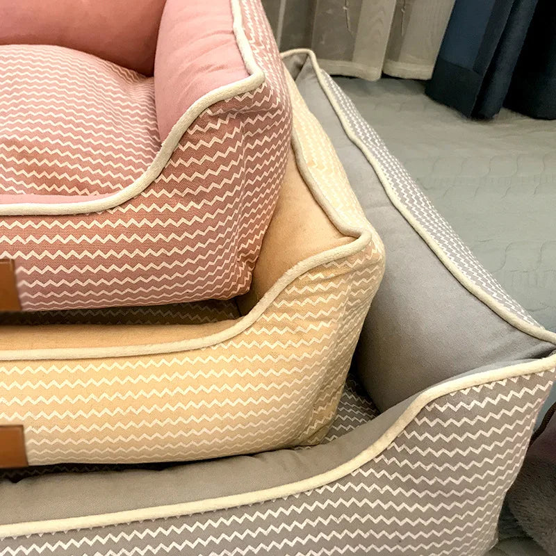 Cuccia quadrata di lusso per gatti e cuccioli per il massimo comfort