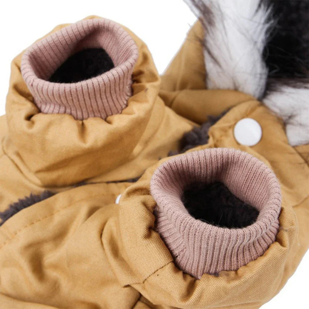 Cappotto spesso comodo e caldo per animali domestici