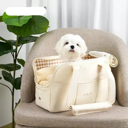 Borsa da viaggio resistente e sicura per la cura confortevole di cani e gatti di piccola taglia