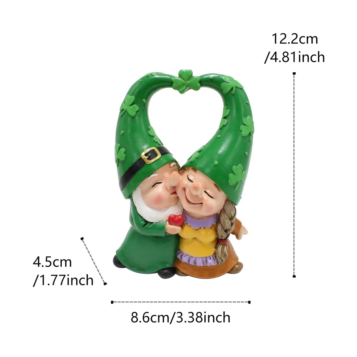 Sabinae - Incantevole Figurina di Gnomo per Decorazioni da Giardino e Festa - Resina Fatta a Mano per un'Atmosfera Incantevole
