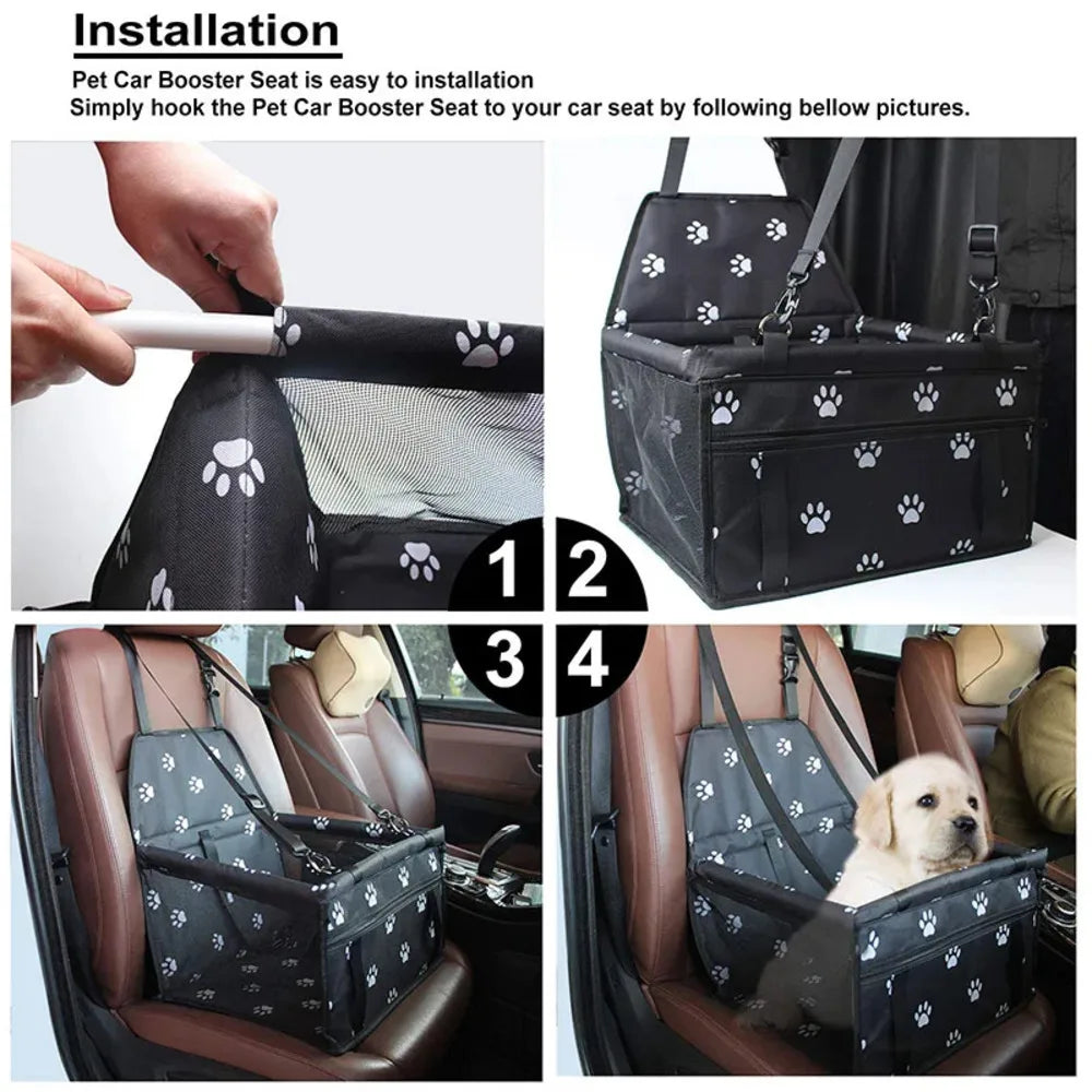 Borsa da viaggio comoda e seggiolino per auto per animali personalizzati