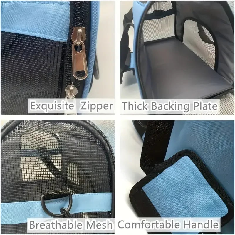 Borsa da viaggio di lusso per animali domestici per un trasporto facile e confortevole