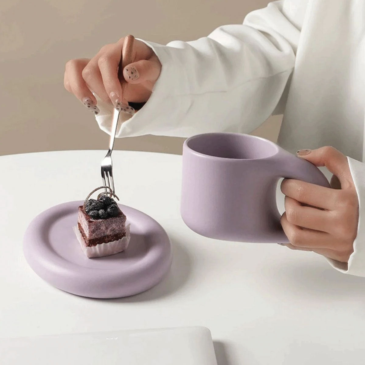Elegante tazza da caffè espresso in ceramica resistente – Perfetta per i tuoi caffè premium
