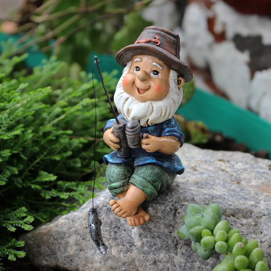 Thalia Gnomo Scomparsa Figurina in Resina - Perfetta per Decorazione da Scrivania e Tavolo