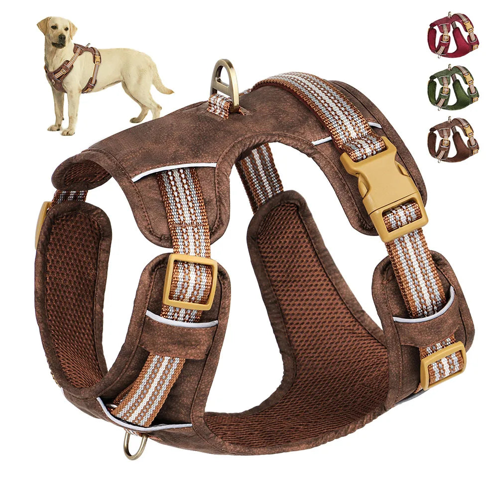 Pettorina da allenamento in nylon traspirante per cani - Confortevole e traspirante per un migliore controllo