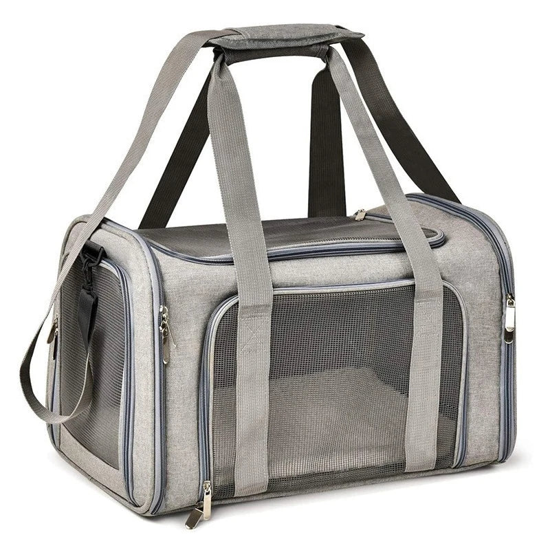 Borsa portatile morbida laterale comoda e sicura per cani