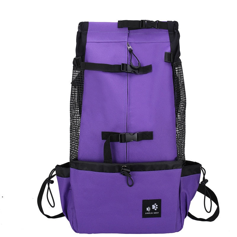 Borsa da viaggio ecologica per animali domestici con comoda tasca laterale per comfort e praticità