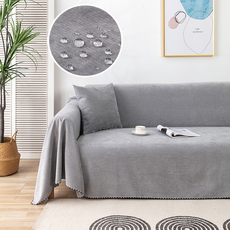 Copertura per divano impermeabile elegante e resistente con retro antiscivolo per una protezione ottimale