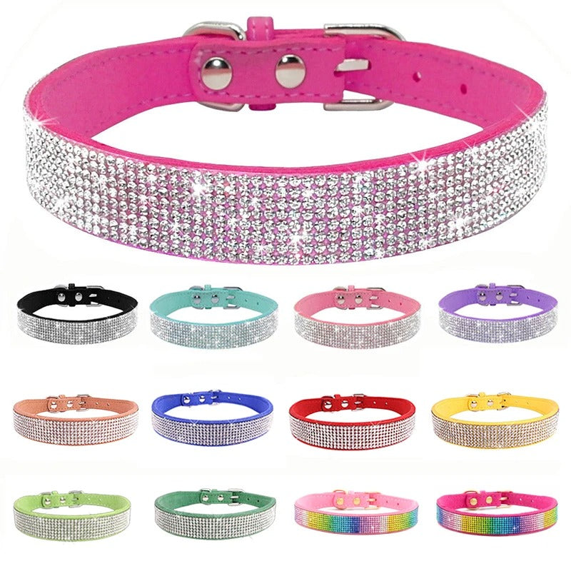 Collana polsino scintillante con paillettes per un look glamour