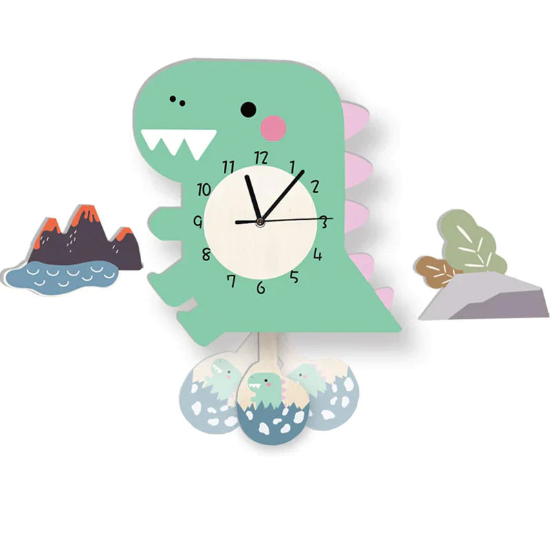 Brilvo - Incantevole Orologio da Parete Animale per Bambini