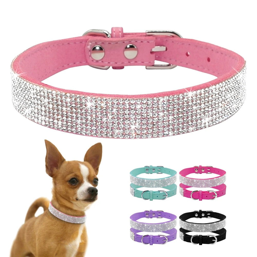 Collana polsino scintillante con paillettes per un look glamour