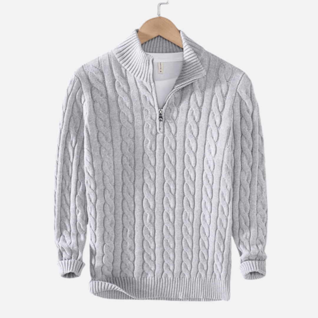 Benedikt - Stylish Modern Half-Zip Sweater