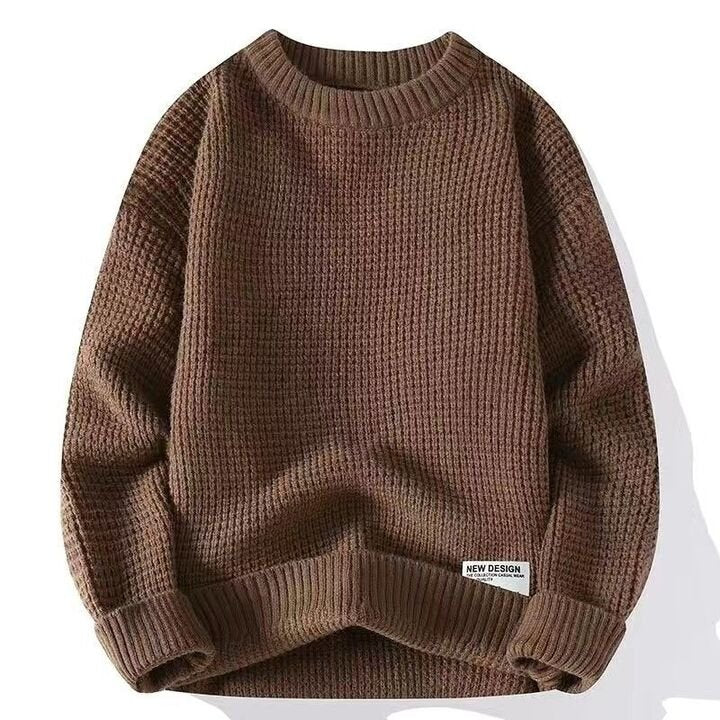 Charlie - Elegant classic knitted sweater for stylish winter comfort