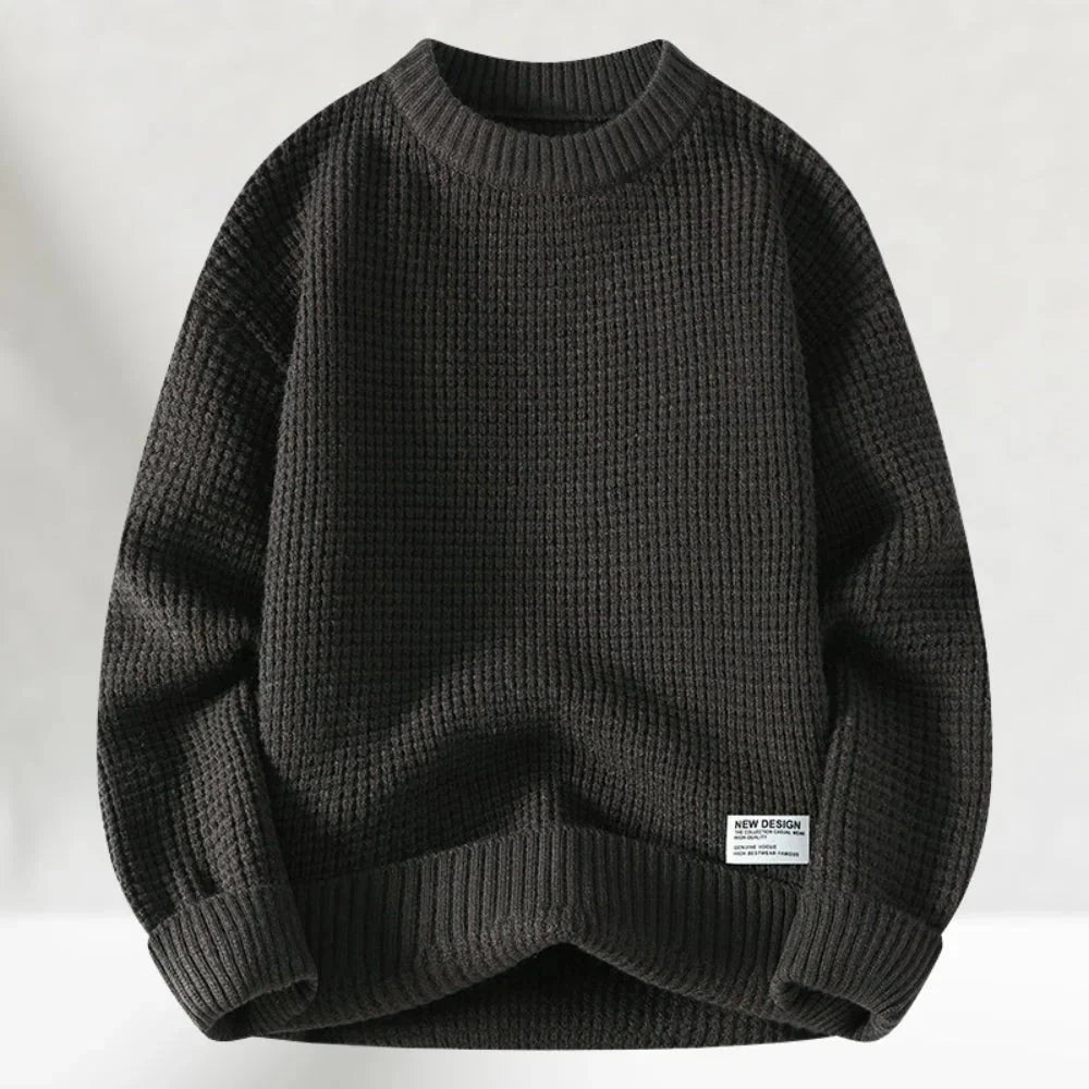 Charlie - Elegant classic knitted sweater for stylish winter comfort