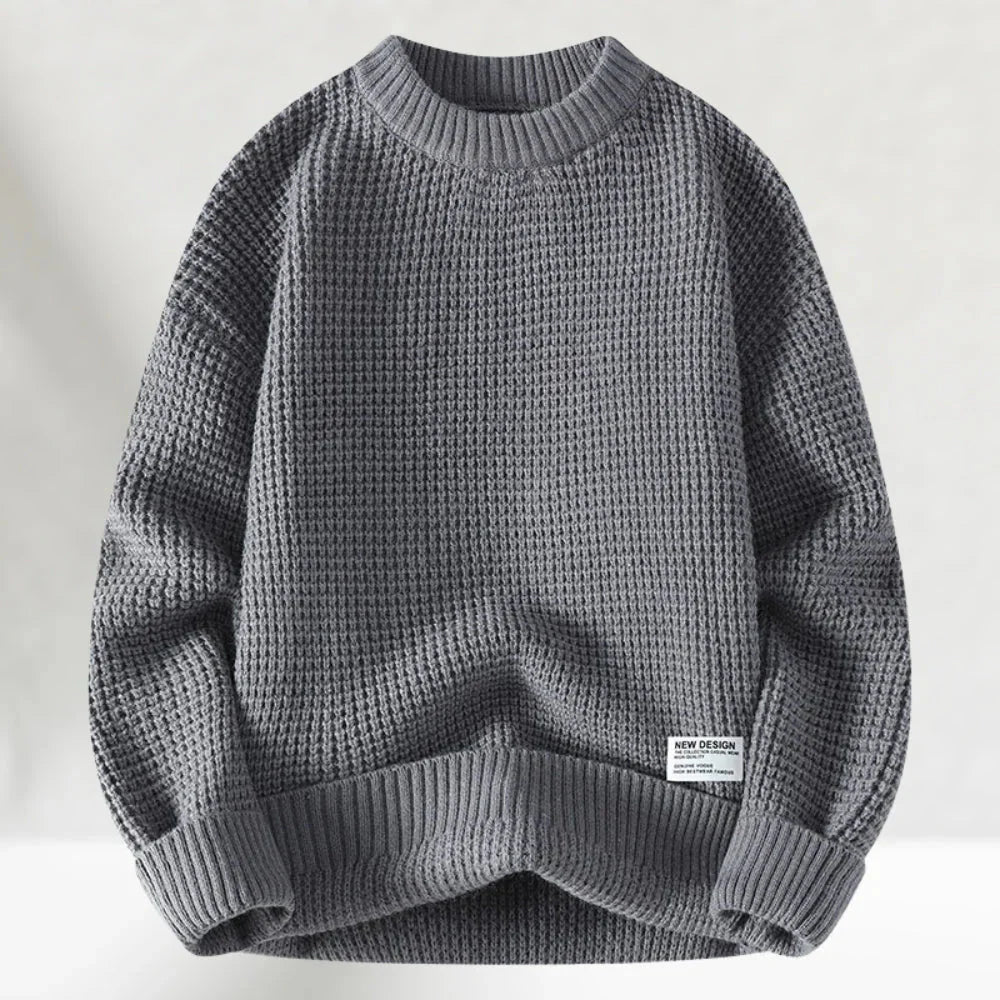 Charlie - Elegant classic knitted sweater for stylish winter comfort