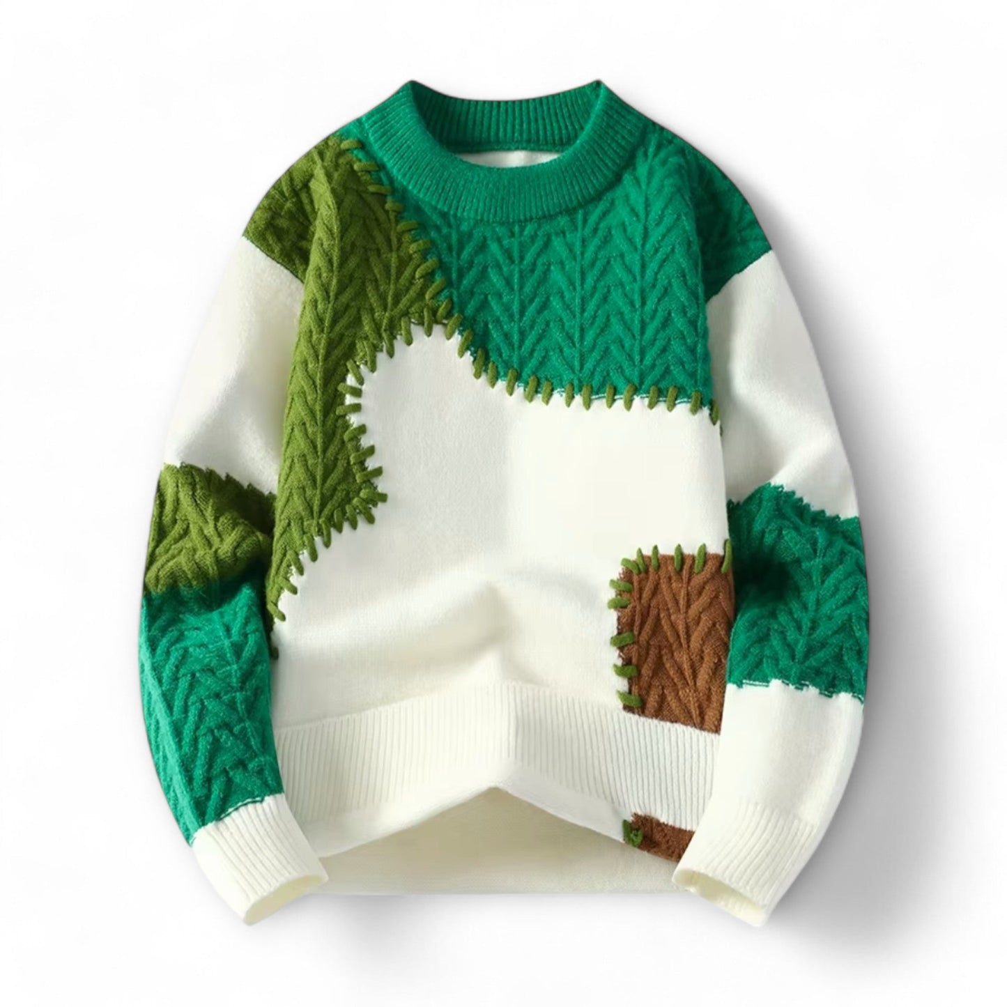 Gernot - Stylish Modern Urban Sweater with Comfortable Round Neck