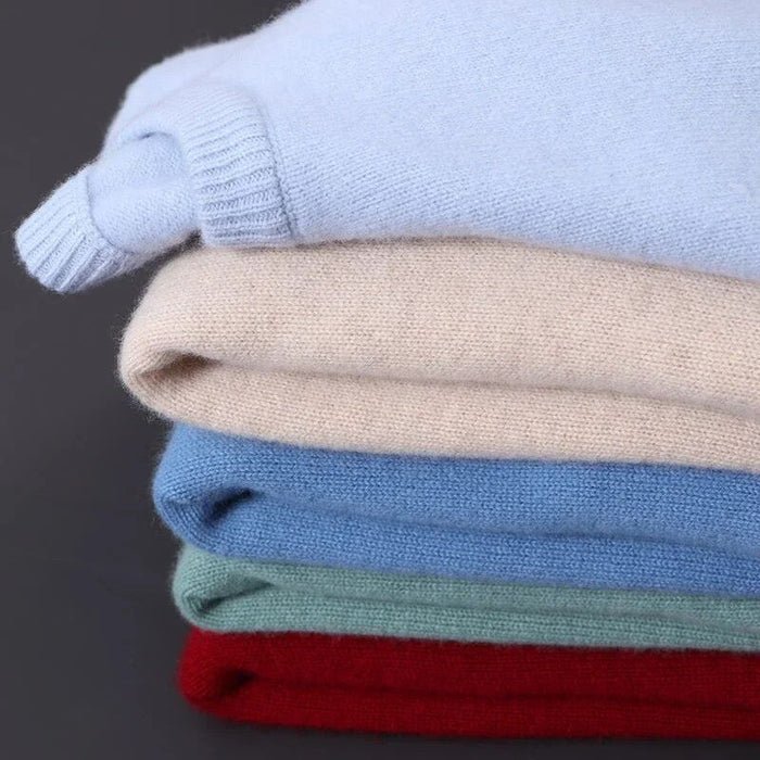 Henrik - Comfortable Basic Sweater with Round Neck