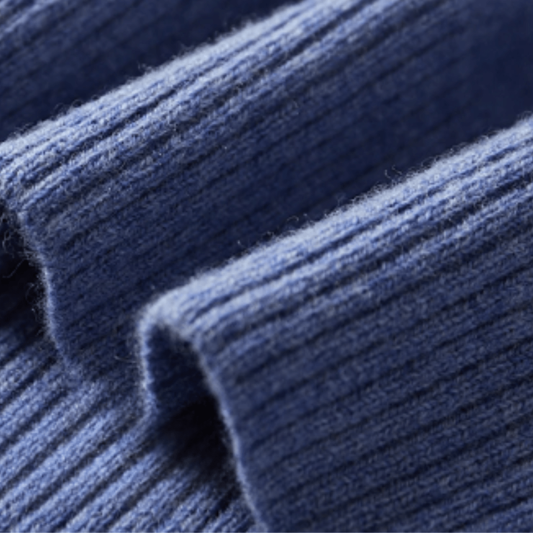 Jonas - Elegant classic wool polo shirt with polo collar