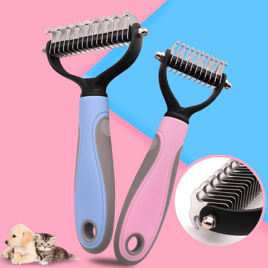Spazzola per la cura del pelo animale con effetto calmante e rimozione efficace dei peli