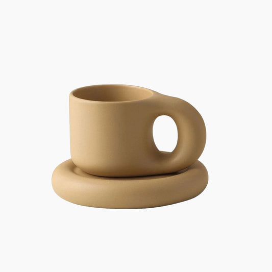 Elegante tazza da caffè espresso in ceramica resistente – Perfetta per i tuoi caffè premium