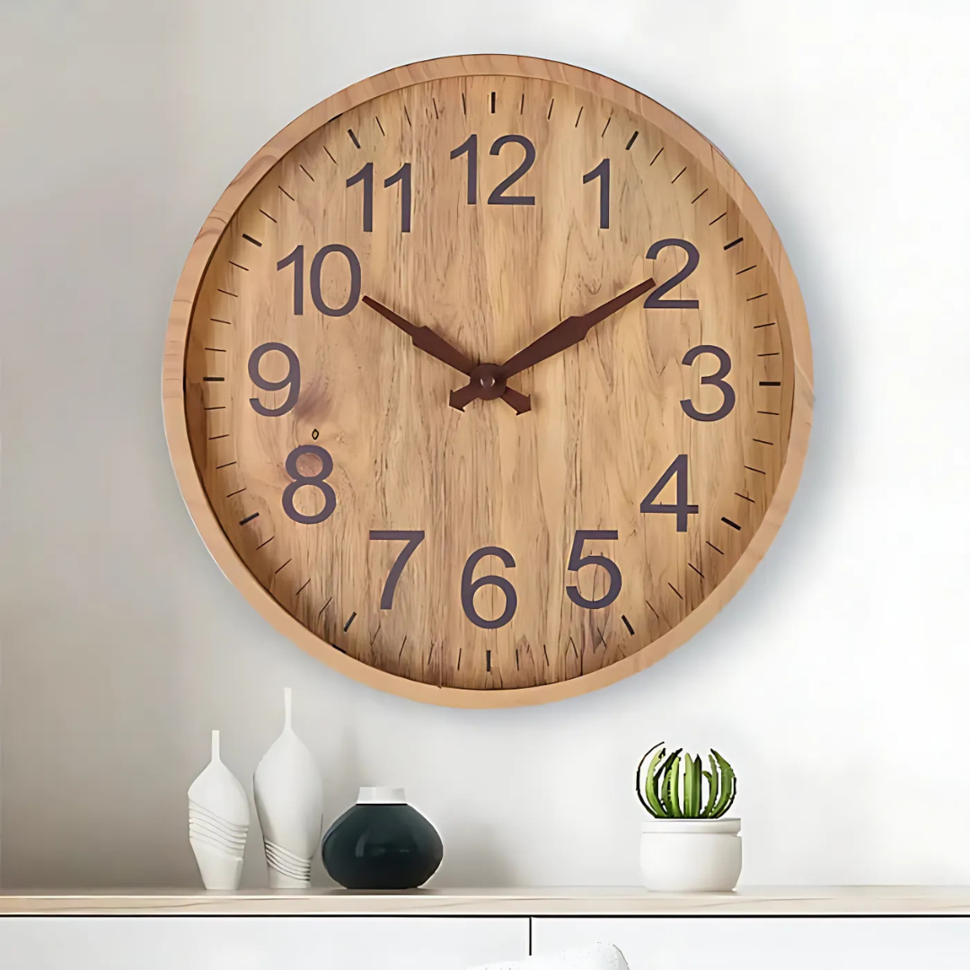 Orologio Clocky - Grande Orologio da Parete Elegante per Soggiorno