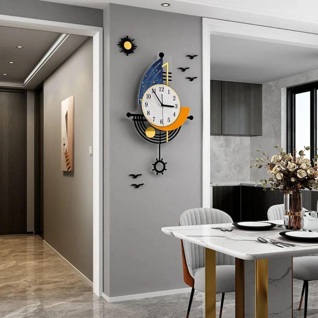 Clova - Orologio da parete grande a vela per un tocco nautico in casa