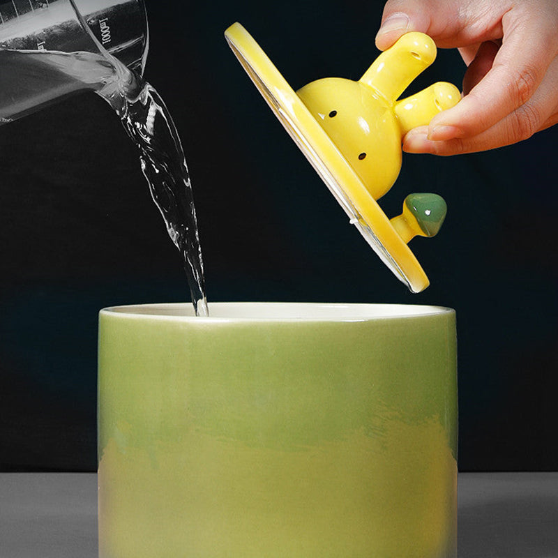 Distributore d'acqua elegante per un coniglio sano e felice