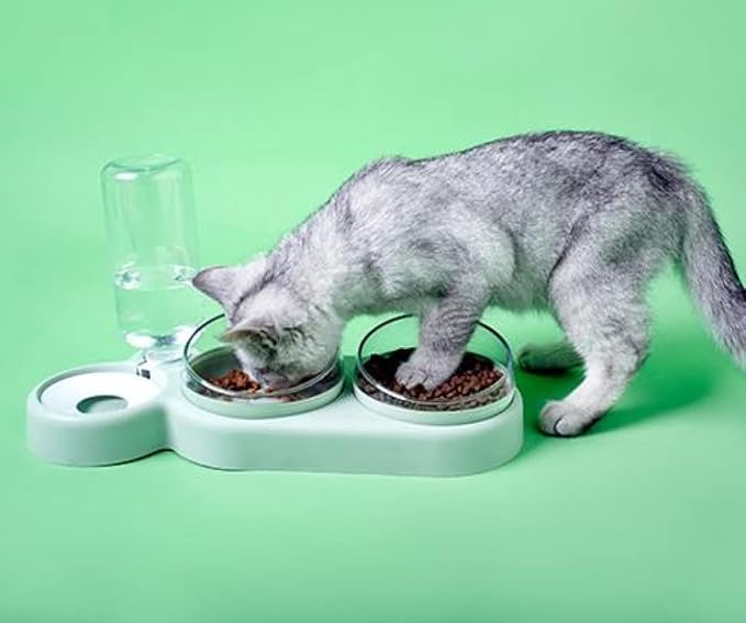 Stazione di Alimentazione Innovativa 3-in-1 con Contenitori Comodi Lavabili in Lavastoviglie per Facilità